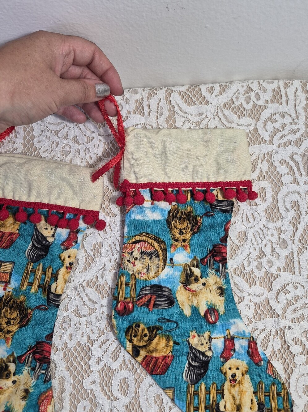 2 Mini Stockings - Picture 3 of 7